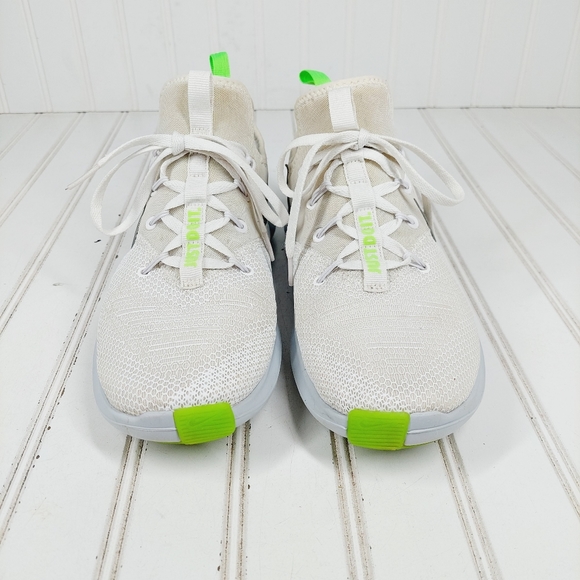 Nike Cream Silver Athleisure Training Lace Up Running Sneakers A239 - Picture 5 of 13